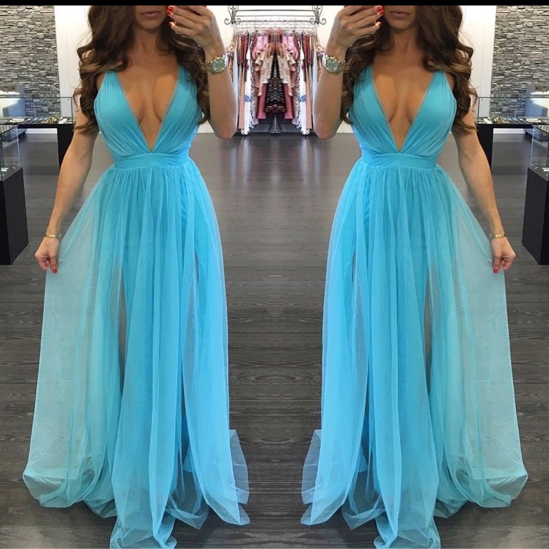 KK the Label- Anastasia gown sky blue